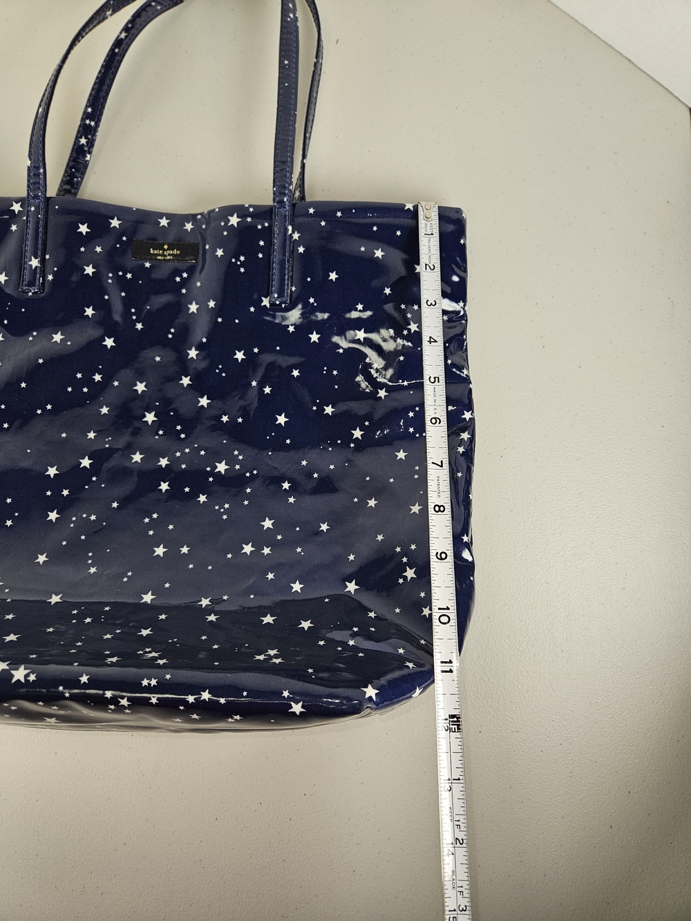 Kate Spade New York Blue Tote Bon Shopper Daycation Star Beach Weekender - Picture 6 of 16